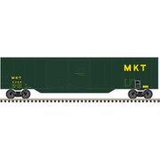 Atlas 50007325 Trainman N Scale 50' Double Door Box Car - Missouri Kansas Texas (MKT) Road # 2260 (Green/Yellow)