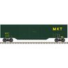 Atlas 50007325 Trainman N Scale 50' Double Door Box Car - Missouri Kansas Texas (MKT) Road # 2260 (Green/Yellow)