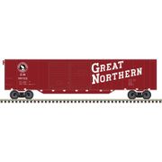 Atlas 50007328 Trainman N Scale 50' Double Door Box Car - Great Northern (GN) Road # 35735 (Red/White)