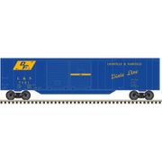 Atlas 50007329 Trainman N Scale 50' Double Door Box Car - Louisville & Nashville (L&N) Road # 7421 (Blue/Yellow)