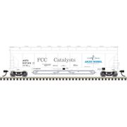 Atlas 50007331 Master Series N Scale Pressureaide Covered Hopper - Akzo Nobel (ACFX) Road # 51302 (White/Gray/Blue)