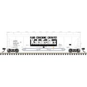 Atlas 50007341 Master Series N Scale Pressureaide Covered Hopper - Katalistiks (ACFX) Road # 59699 (White/Black)