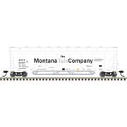 Atlas 50007344 Master Series N Scale Pressureaide Covered Hopper - Montana Talc Company (ACFX) Road # 51369 (White/Black)