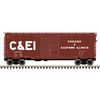 Atlas 50007352 Master Series N Scale 40' PS-1 Box Car - Chicago and Eastern Illinois Road # 66847 (Brown/White) Atlas 50007352 Master Series N Scale 40' PS-1 Box Car - Chicago and Eastern Illinois Road # 66847 (Brown/White)