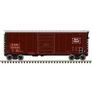 Atlas 50007354 Master Series N Scale 40' PS-1 Box Car - Chicago and North Western (patch RI) Road # 701365 (Brown/White)