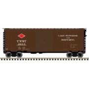 Atlas 50007357 Master Series N Scale 40' PS-1 Box Car - Lake Superior and Ishpeming Road # 2413 (Brown/Red/White)