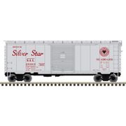 Atlas 50007359 Master Series N Scale 40' PS-1 Box Car - Seaboard Air Line ("Silver Star") Road # 25403 (Silver/Red)
