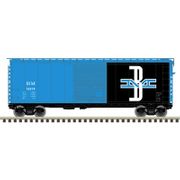 Atlas 50007361 Master Series N Scale 40' PS-1 Box Car - Boston and Maine Road # 76474 (Blue/Black)