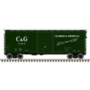 Atlas 50007363 Master Series N Scale 40' PS-1 Box Car - Columbus and Greenville Road # 3408 (Green/Black)