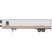 Atlas 50007372 Master Series N Scale 53' Modern Reefer Trailer - England Road # 10824 (White/Orange/Blue/Gold)