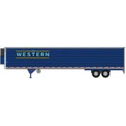 Atlas 50007389 Master Series N Scale 53' Modern Reefer Trailer - Western Road # 517 (Blue/Yellow)