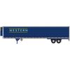 Atlas 50007391 Master Series N Scale 53' Modern Reefer Trailer - Western Road # 543 (Blue/Yellow) Atlas 50007391 Master Series N Scale 53' Modern Reefer Trailer - Western Road # 543 (Blue/Yellow)
