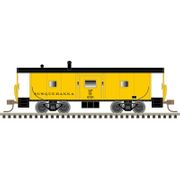 Atlas 50007402 Master Series N Scale Bay Window Caboose - Susquehanna (NYS&W) Road # 0121 (Yellow/Black)
