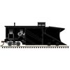 Atlas 50007460 Master Series N Scale Russell Snow Plow - Canadian National Road # 55614 (Black/White)
