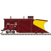 Atlas 50007466 Master Series N Scale Russell Snow Plow - SOO Line Road # X182 (Brown/Yellow)