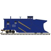 Atlas 50007467 Master Series N Scale Russell Snow Plow - US Air Force Roade # SN-89 (Blue/Yellow)