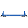 Atlas 50007469 Master Series N Scale Sieco Pulpwood Flat Car - Belfast & Moosehead Lake # 1 (Blue/White)