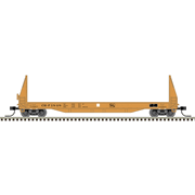 Atlas 50007472 Master Series N Scale Sieco Pulpwood Flat Car - Chihuahua-pacific Railway # 1848 (Orange/Black)