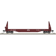 Atlas 50007475 Master Series N Scale Sieco Pulpwood Flat Car - Seaboard Coast Line # 412416 (Black/Yellow)