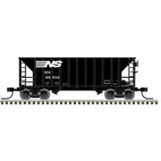 Atlas 50007487 Master Series N Scale Greenville 100 Ton Twin Hopper - Southern (NS Logo) Road # 100658 (Black/White)