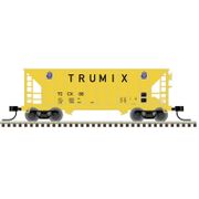 Atlas 50007493 Master Series N Scale Greenville 100 Ton Twin Hopper - Trumix (TCCX) Road # 23 (Yellow/Blue/Black)