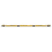 Atlas 50007567 Master Series N Scale Trinity 53' 3 Unit Spine Car - TTX (As Delivered w/Conspicuity Stripes) Road # 355163 (Yellow/Black)