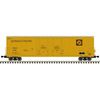 Atlas 50007587 Master Series N Scale 53' Evans Double Plug Door Box Car - USLX - Quinault Pacific # 10469 (Yellow)