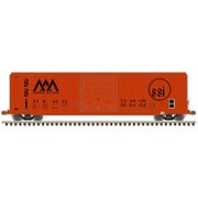 Atlas 50007629 Master Series N Scale FMC 5077 Single Door Box Car - Vermont Railway (SSI decal) # 4009 (Orange/Black)