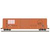 Atlas 50007638 Master Series N Scale FMC 5077 Single Door Box Car - Atlantic and Western Railway (faded/patched) # 14012 (Faded Orange)