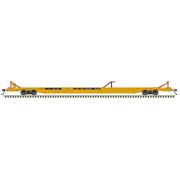 Atlas 50007704 Master Series N Scale F89J Flat Car - TTX 1970's (mid/end hitches) Road # 601765 (Yellow)