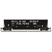 Atlas 50007747 Master Series N Scale Coalveyor Gondola - Sullivan Scrap Metal (FAMX) Road # 443 (Black)