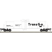 Atlas 50007794 Master Series N Scale 20,700 Gallon Tank Car - TransGo (TGOX) # 2096 (White/Black)
