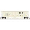 Atlas 50007814 Trainman N Scale Thrall 4750 Covered Hopper - CSX w/conspic stripes # 256540 (Tan/Black/Yellow)