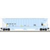 Atlas 50007824 Trainman N Scale Thrall 4750 Covered Hopper - The Anderson's (AEX) w/conspic stripes # 12248 (Gray/Black/Yellow)