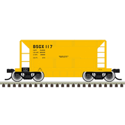 Atlas 50007853 Trainman N Scale 70 Ton Ore Car - Becker Sand & Gravel # 133 (Yellow)