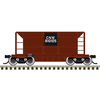 Atlas 50007856 Trainman N Scale 70 Ton Ore Car - Chicago & Northwestern # 810305 (Brown/Black)