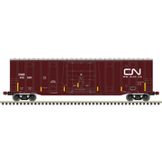 Atlas 50007913 Master Series N Scale NSC 50' 5277 Cubic Foot Plug Door Box Car - Canadian National # 413146 (Brown/White)