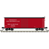 Atlas 50007969 Master Series N Scale USRA Double Sheathed Box Car - Reading (Fire Car) # 90896 (Red/White/Yellow)