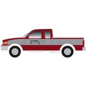 Atlas 60000186 N Scale 1997 Ford� F-150 (2 Pack) - RJ Corman (Red/Silver)
