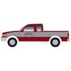 Atlas 60000186 N Scale 1997 Ford� F-150 (2 Pack) - RJ Corman (Red/Silver)