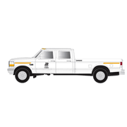 Atlas 60000188 N Scale Ford F-250/F-350 Set - Burlington Northern (White/Black)