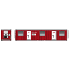 Atlas 70000309 N Scale Mobile Office Container - Canadian Pacific (Red/White)