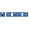 Atlas 70000310 N Scale Mobile Office Container - Conrail (CSAO) (Blue/White)