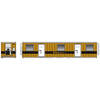 Atlas 70000312 N Scale Mobile Office Container - Sperry Rail Services (Yellow/Black)