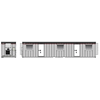Atlas 70000313 N Scale Mobile Office Container - Sentag (Gray/Dark Gray)