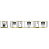 Atlas 70000315 N Scale Mobile Office Container - Union Pacific (Gray/Yellow)