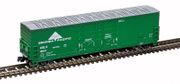 Atlas 75000025 Master Z Scale 53' Evans Double Door Plug Door Box Car - Georgia Pacific (USLX) Road # 16001 (Green/White)