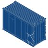 Atlas Trainman 20007759 HO Scale High-Cube MSW Container - Interstate Waste Service (IWS) Set 2 # 900282, 901357, 901416, 902109 (Dark Blue)