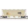 Atlas Trainman 20008108 HO Scale ACF 3560 Covered Hopper - Rail Logistics (EAFX) # 5069 (Tan/Black)
