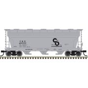 Atlas Trainman 20008115 HO Scale ACF 3560 Covered Hopper - Chesapeake & Ohio # 601324 (Gray/Black)